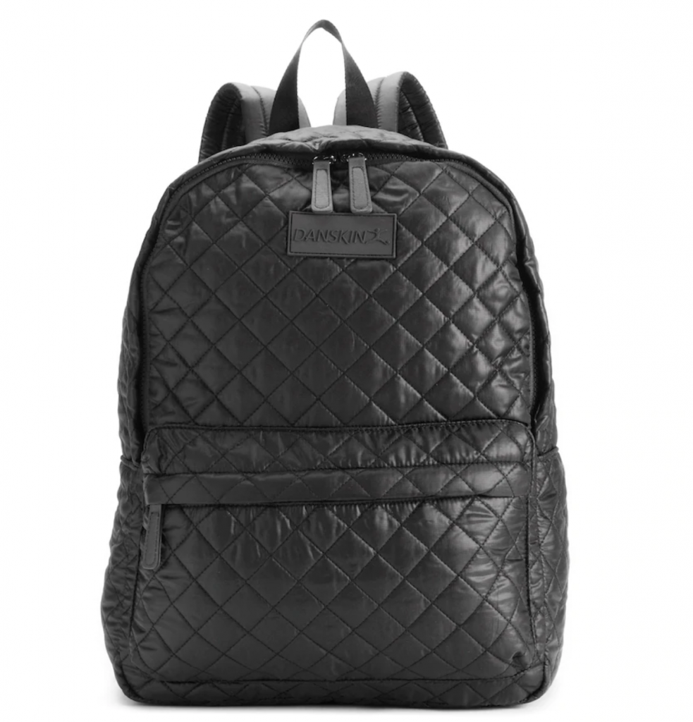 Cool backpacks for tweens and teens: Danskin quilted backpacks in 3 colors