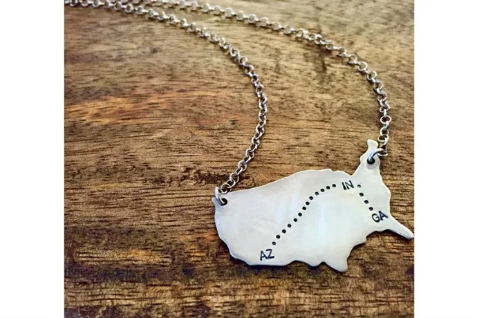 Affordable, personalized graduation jewelry gifts under $75, all handcrafted by HeidiJHale