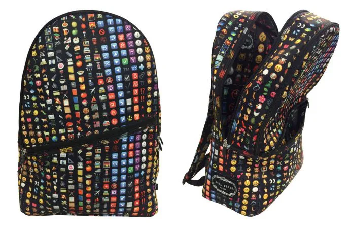 Emoji backpacks from Zara Terez. Perfect for back to school!