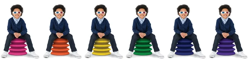 ErgoErgo kids' chair for active sitting