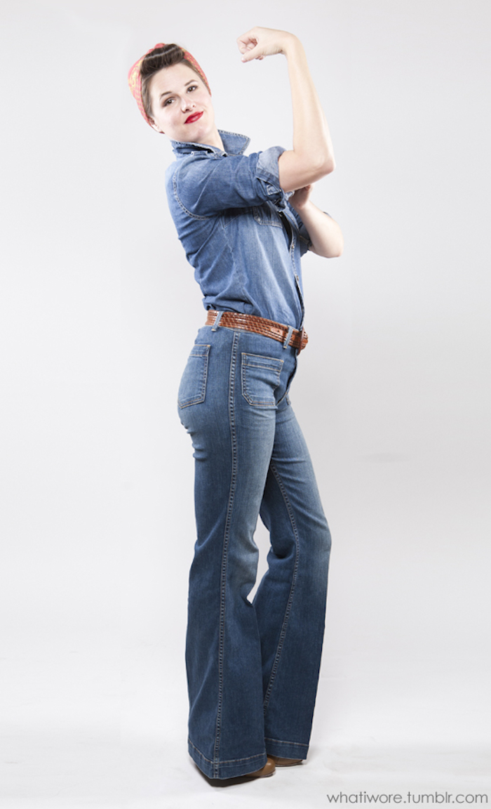 Rosie the Riveter Costume (DIY closet-friendly)