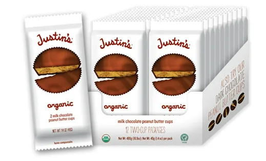 You got organic peanut butter in my chocolate!
