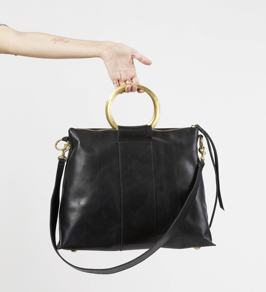 Mother's Day gifts that give back: Raven & Lilly Ethiopian leather handcrafted convertible ring bag/crossbody
