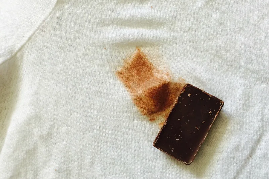 Clean kids' messes: Chocolate stain clean-up from The Happier Homemaker