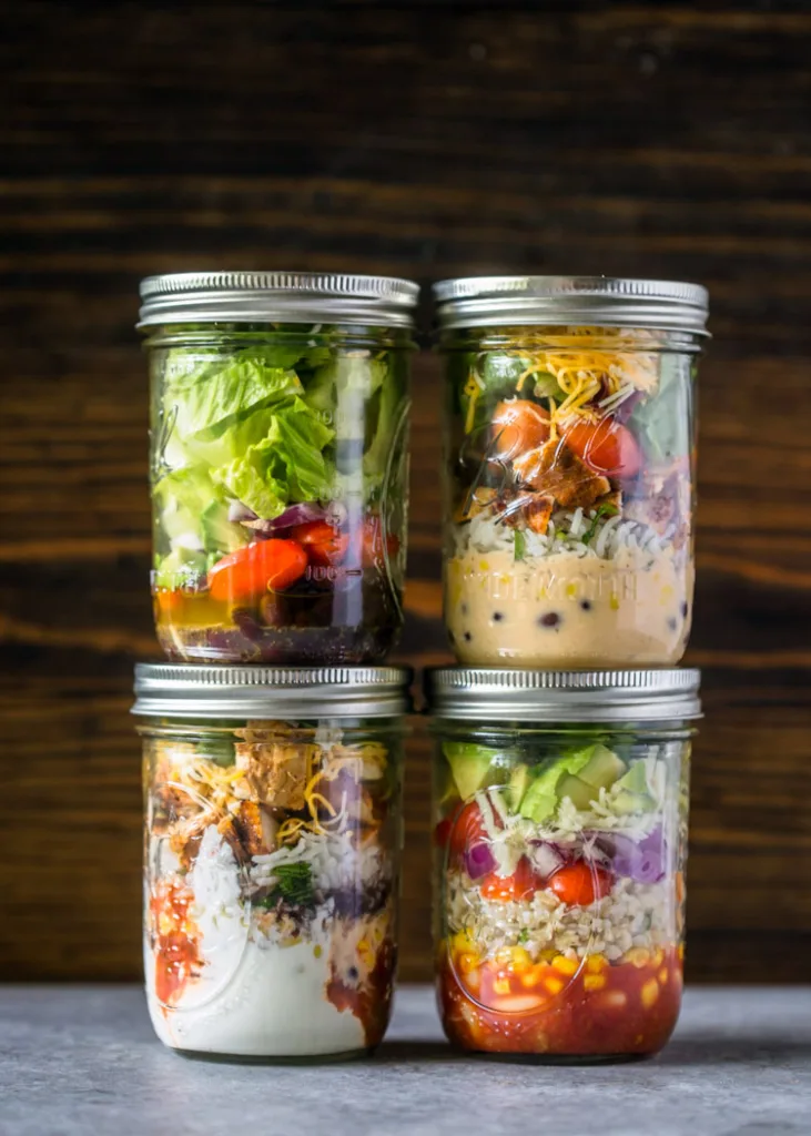 Gimme Delicious Burrito Jars (recipe/meal idea)