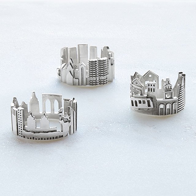 Cityscape Ring by Ola Shekhtman