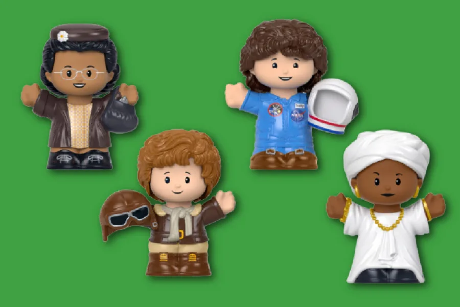 The new Inspiring Women set of Little People from Fisher Price