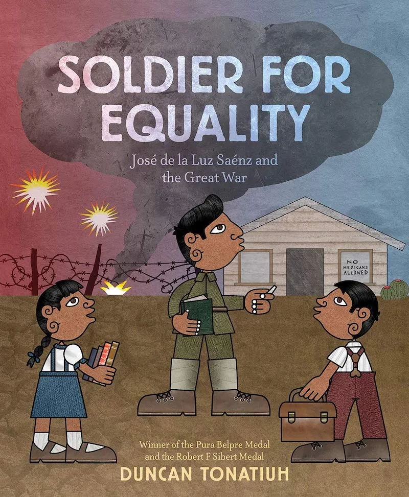 Hispanic Heritage Month books for kids: Soldier for Equality by