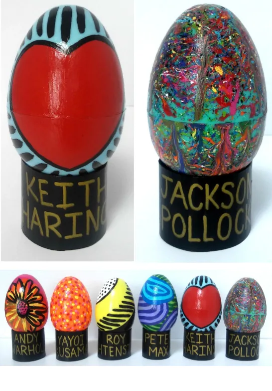 8 Easter egg decorating ideas for tweens and teens who are bored with solid colors: Cactus Easter egg garden at Bliss Makes