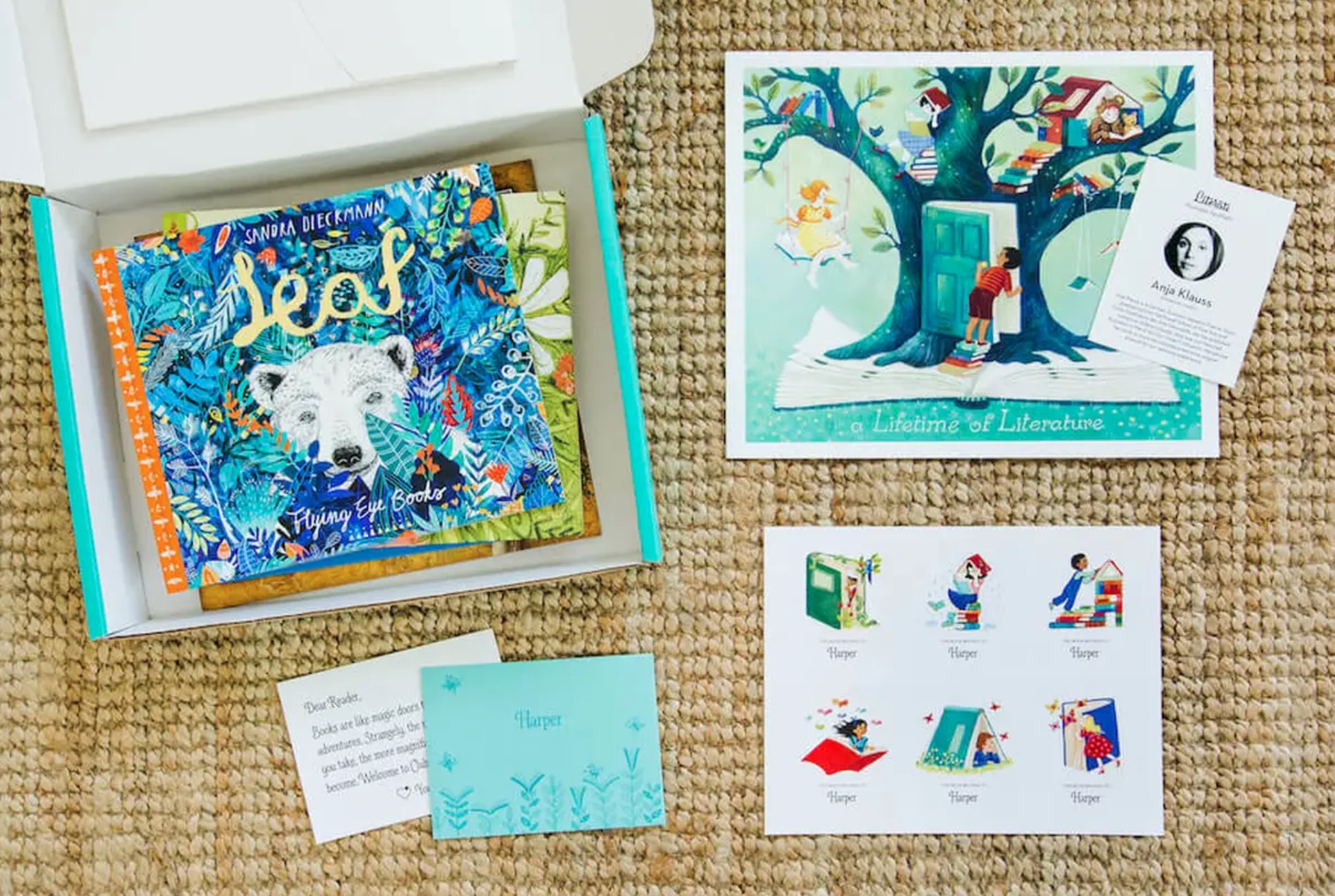 Cool book subscription boxes for kids: Literati 