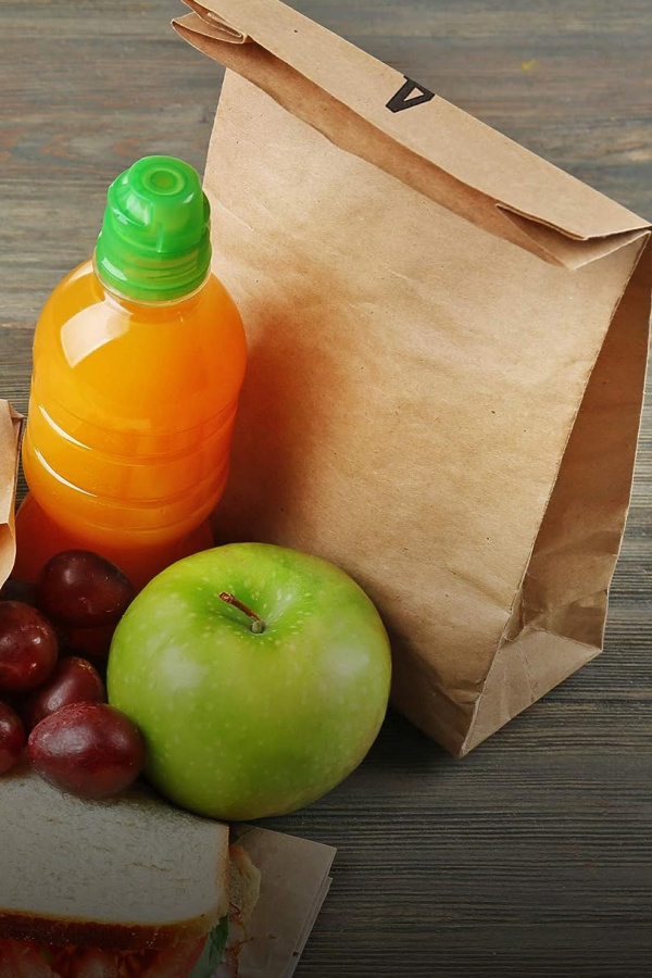 Disposable brown paper lunch bags that are made from recycled Kraft paper and are biodegradable too Disposable brown paper lunch bags that are made from recycled Kraft paper and are biodegradable too