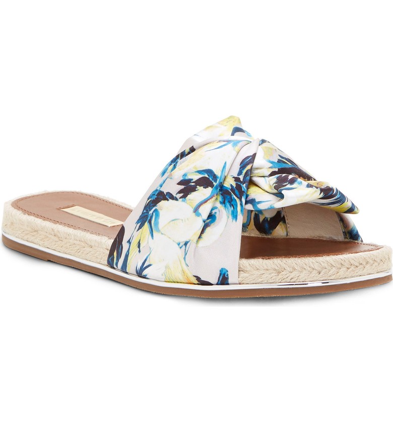 Embellished slide sandals for summer | Louise Et Ci espadrille slides