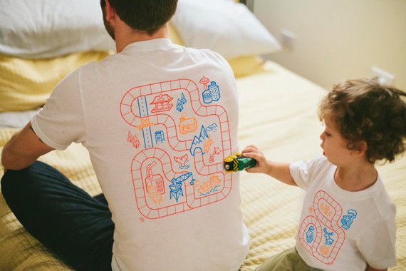Daddy and me tees: Daddy and me board game tees | BKY kid
