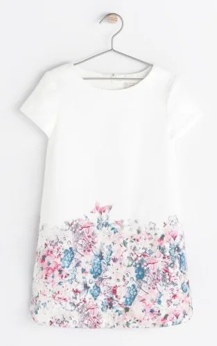 Girls' floral clothes - dress at Zara