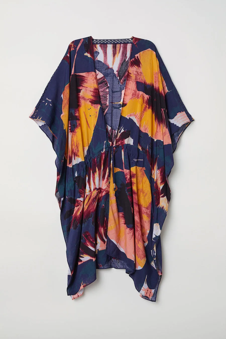 Cool pool coverups for moms: Floral caftan at H&M