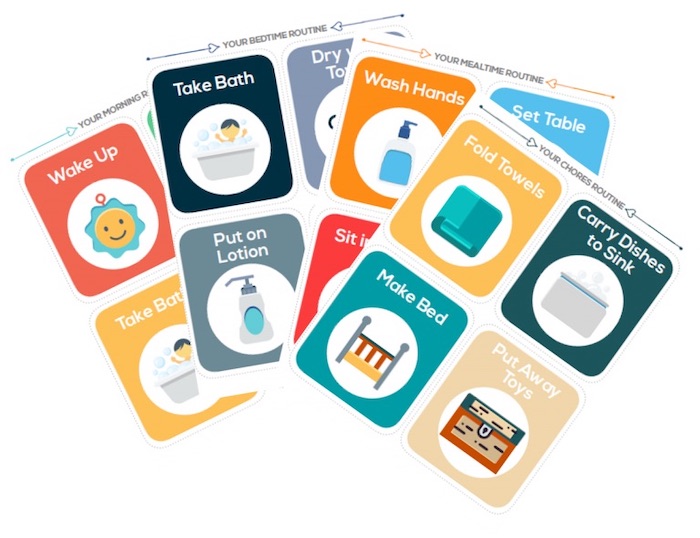 School year printables: Daily Routine cards at Military Wife and Mom