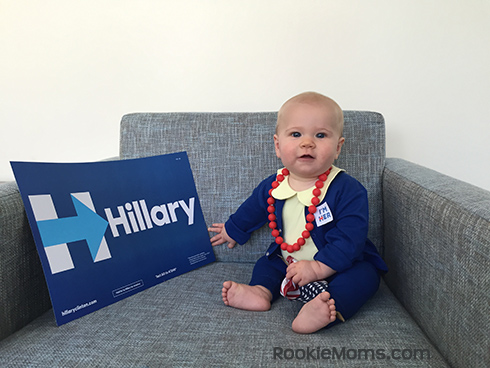 No-sew Halloween costumes: Hillary Clinton Costume | Rookie Moms