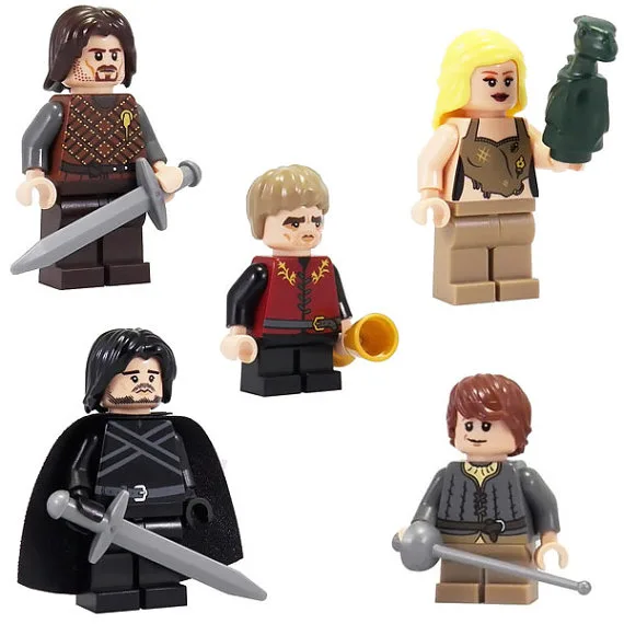 Throne of Bricks LEGO minifigs