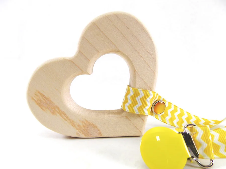 Valentine's Day gifts for kids under $15: Heart teether at Bannor Toys