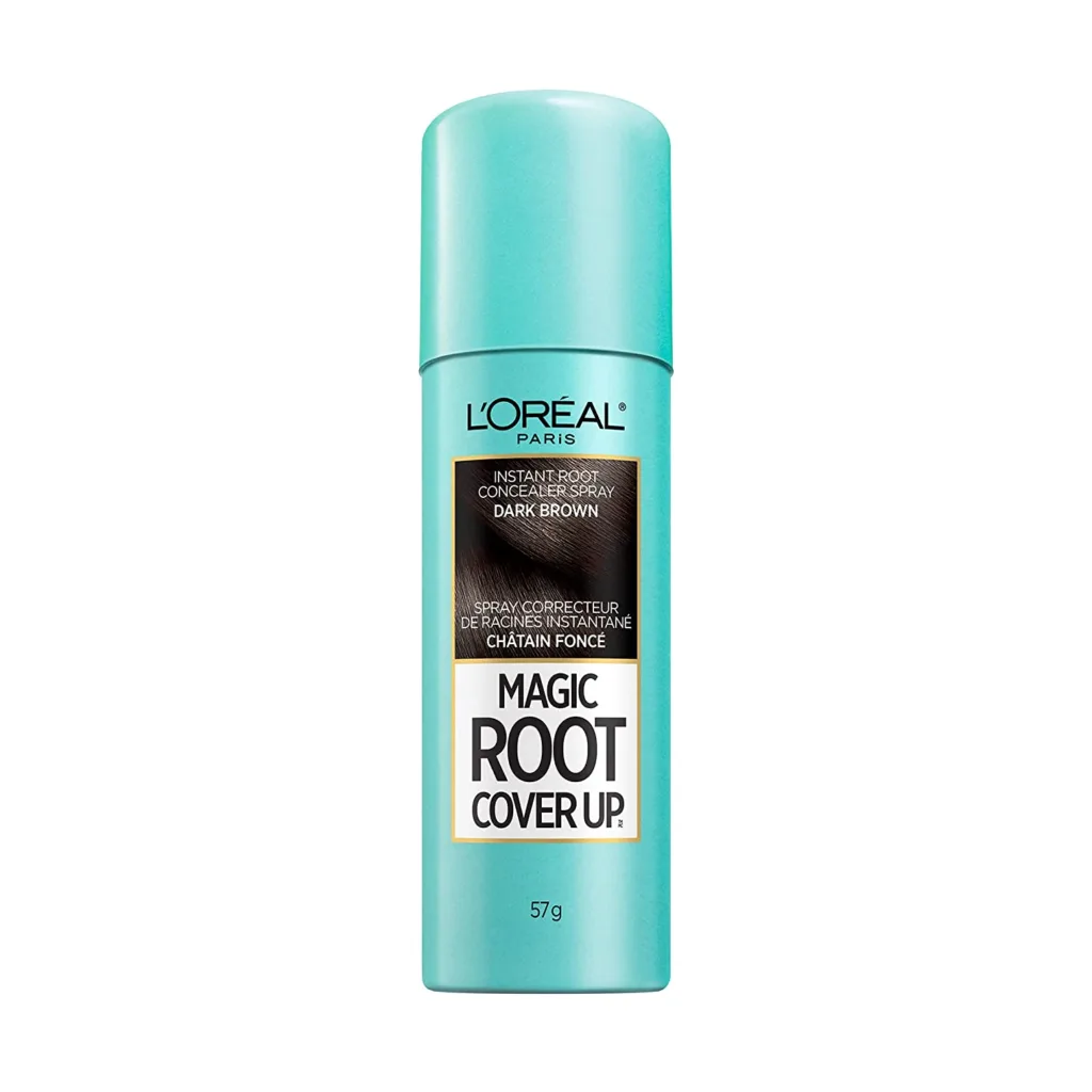 How to grow out your grey hair: L'Oreal root concealer spray