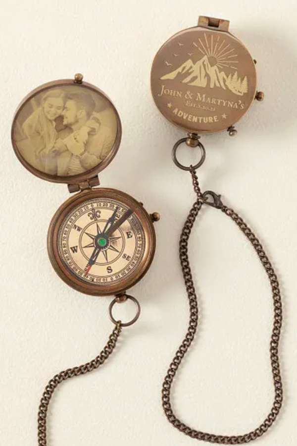 Personalized Engraved Compass