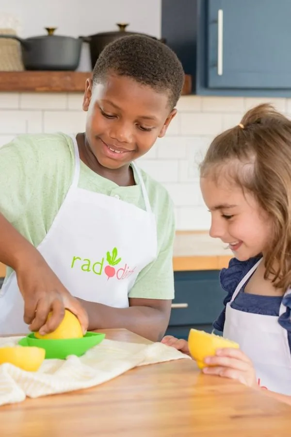 Raddish meal kids cooking children kids