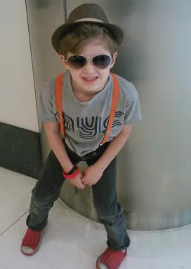 Fedoras for boys - so much cooler than trucker hats