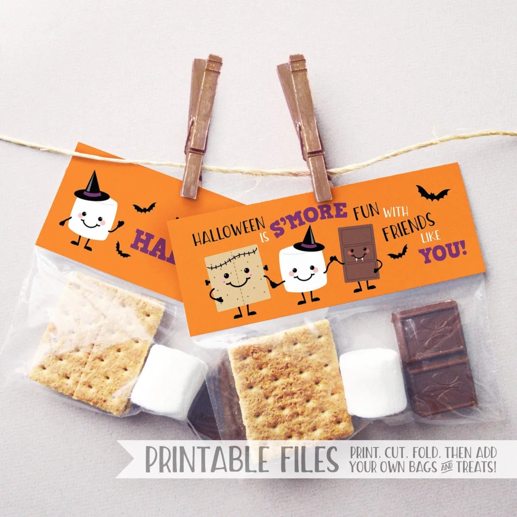 Printable Halloween Treat Bag Topper (Etsy)