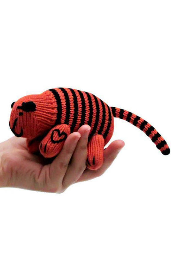 This newborn tiger rattle from Estella is safe for newborns born in the Year of the Tiger