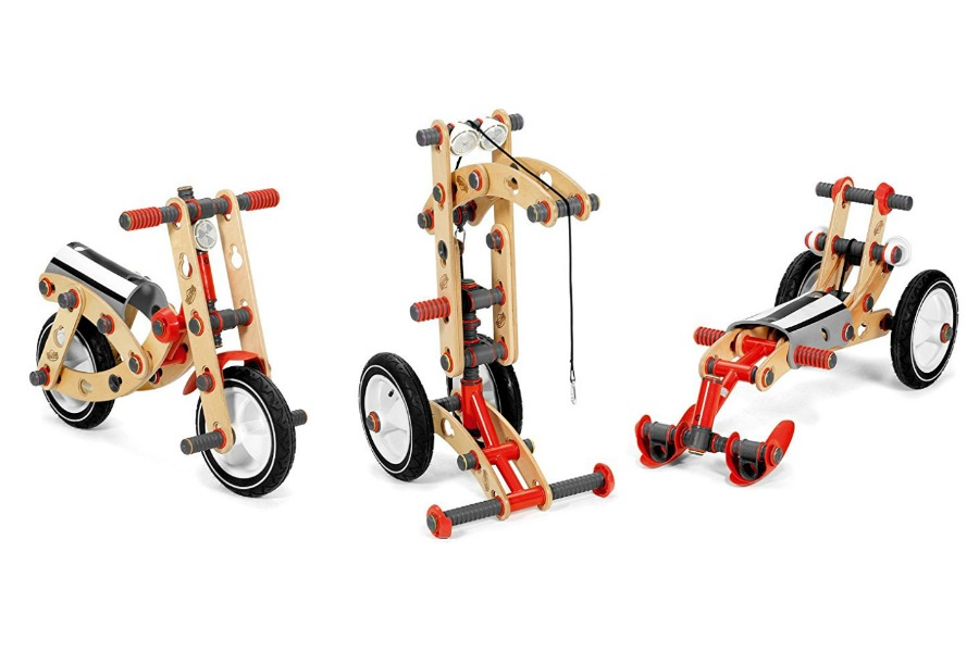 the MOOV starter kit lets kids build their own ride-on toys. Coolest gifts for 7 year olds