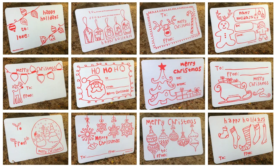 color-in holiday gift tags | cool mom picks