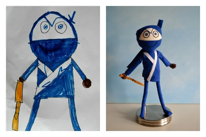 Childs Own Studio turns children's artwork into dolls. Even ninjas.