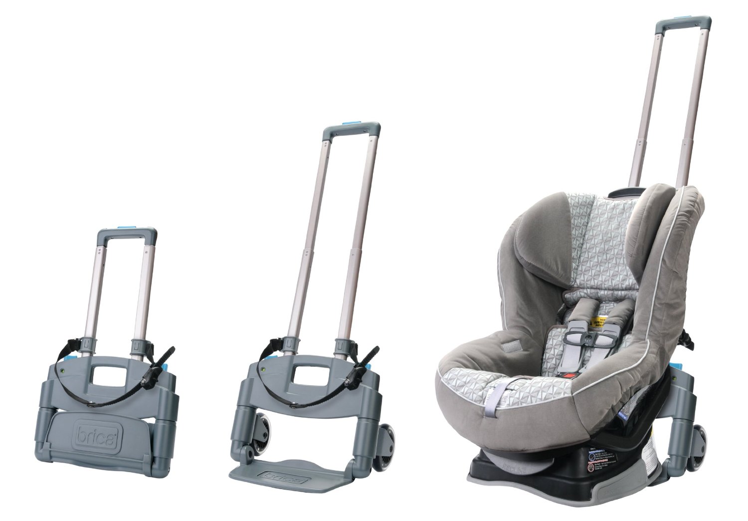An easy way to get your car seat from the car to the airplane