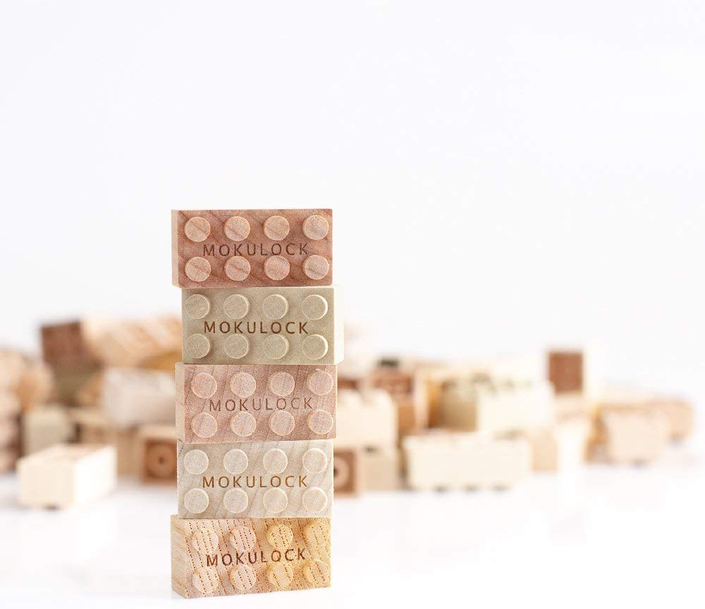 Mokulock: The wooden LEGO brick alternative that fits with your existing bricks