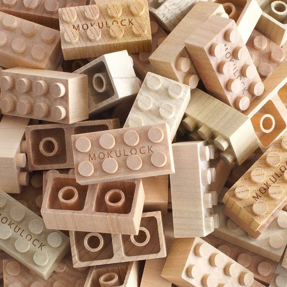 Mokulock: The wooden LEGO brick alternative that fits with your existing LEGO pieces