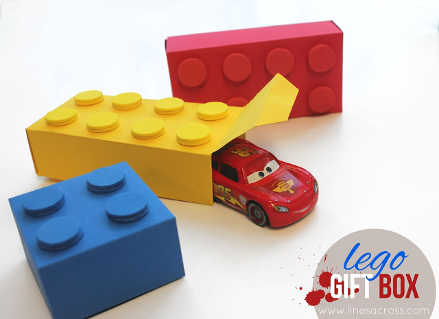 DIY LEGO gift boxes for LEGOriffic parties