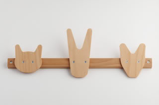 A coat rack almost too cute to hang your coats on