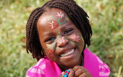 Natural face paints. As in, natural. Totally.