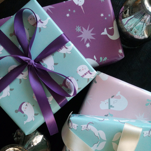 Wrapping paper so cute it should come with a frame.