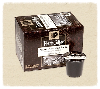Peet’s Coffee comes home with you. One at a time.