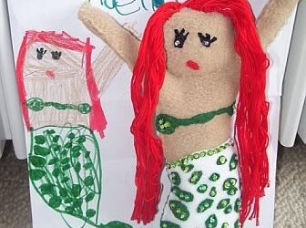 Dolls as cute as your kid’s artwork. There’s a good reason for that.