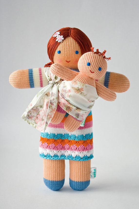 Babywearing dolls? Whoa, the cuteness.