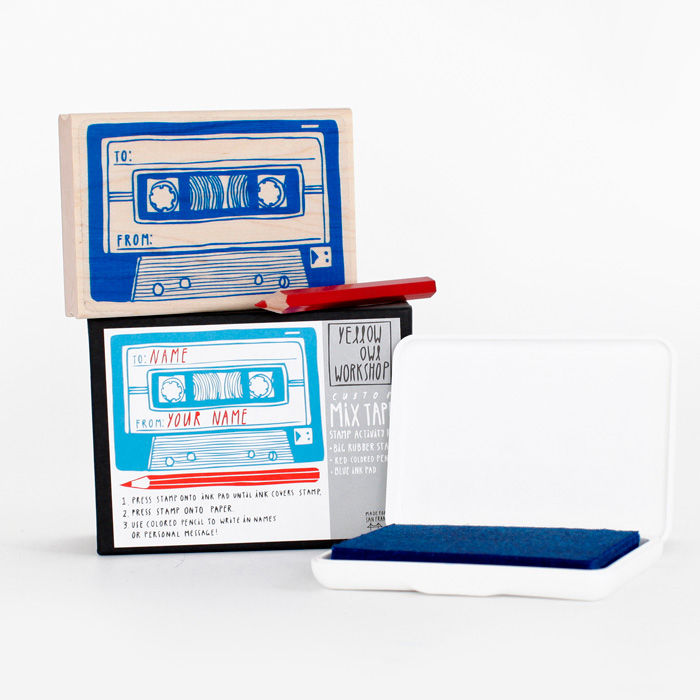 This Mixtape Stamp Activity Kit is even cooler than the mixtapes of our youth
