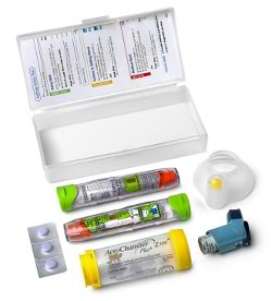 The really cool allergy action kit we hope you won’t have to use