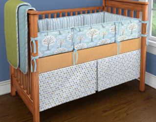 Can’t find the perfect baby bedding? Design your own.