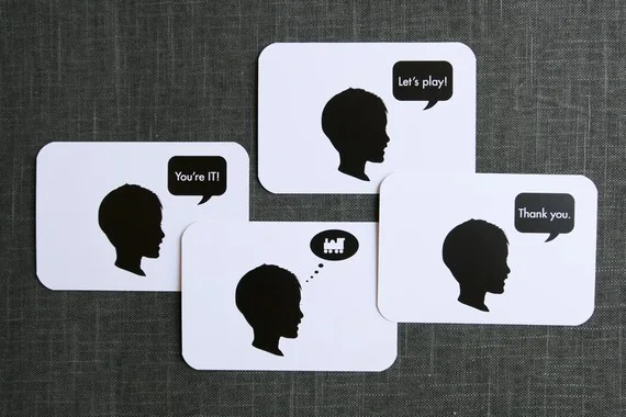 Children’s thank you notes with an extra personal touch