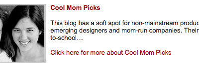 Babble’s 50 best design blogs for moms. Yay!