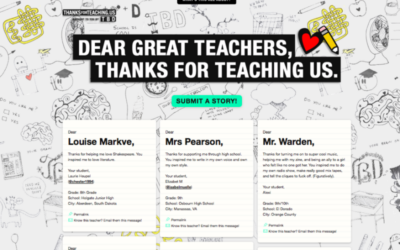 Thank you, teachers