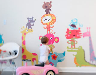 Adorable wall decals that don’t hurt your walls, your kids, or the world