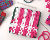 Bringing back the lost art of potholder weaving. One bored kid at a time.